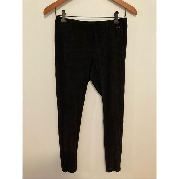 Indies black perforated leggings - Picture 4 of 5